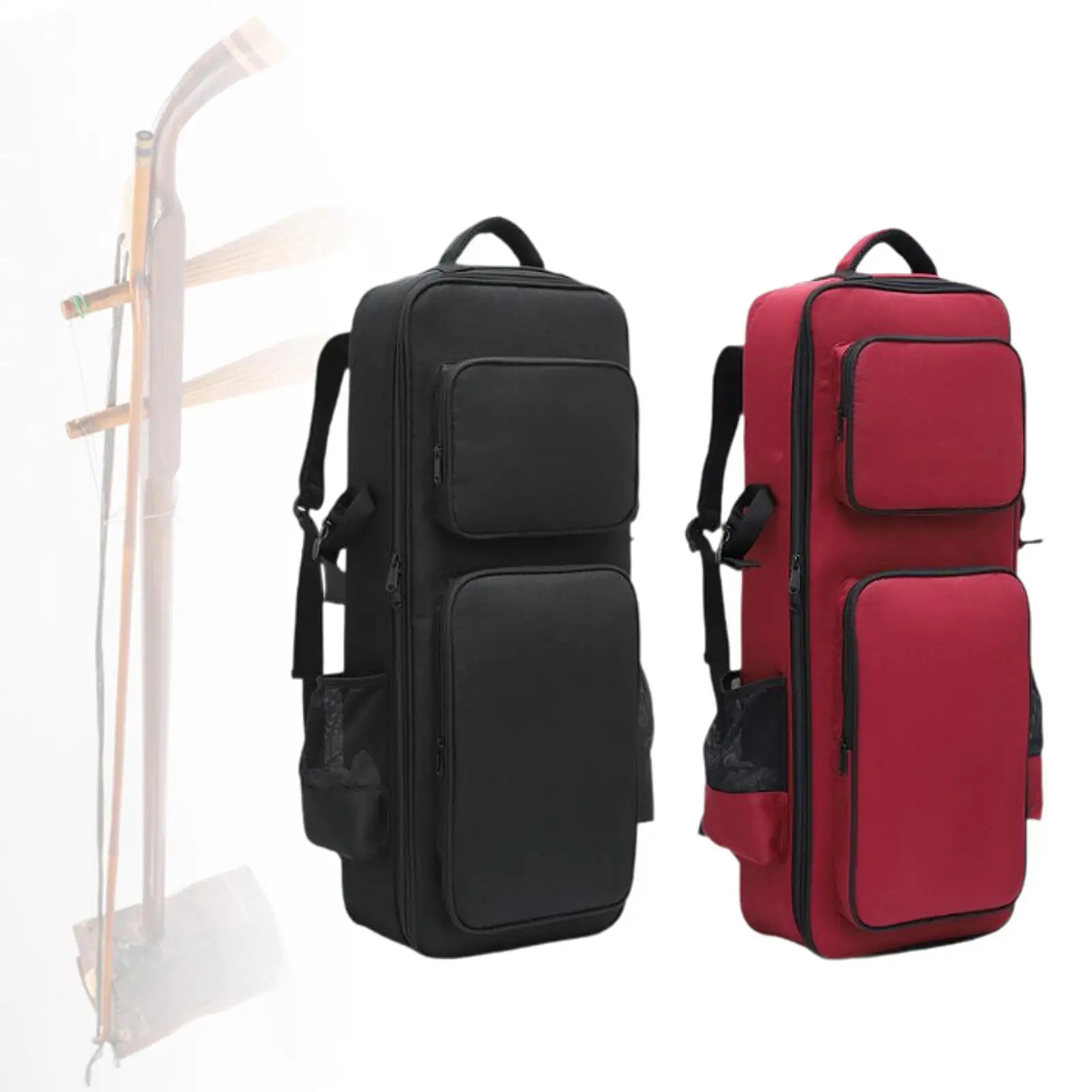 

Saxophone Case Travel Bag Padded Shockproof with Carry Handle Waterproof Polyester Carrying Backpack Case Clarinet Storage Case