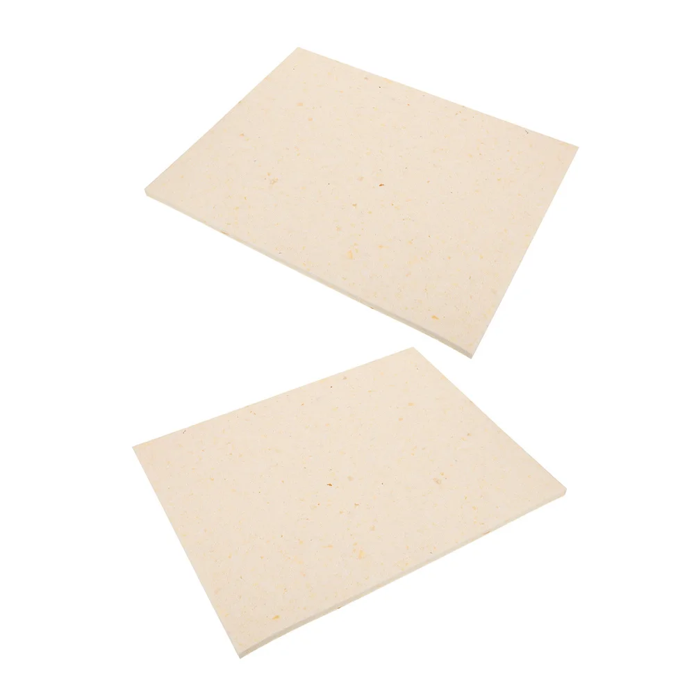 

Thickened 10mm Heat Press Sponge Pad 2pcs for Transfer Machine Cap Press Mat High Temp Resistant Ironing Insulation Sheet