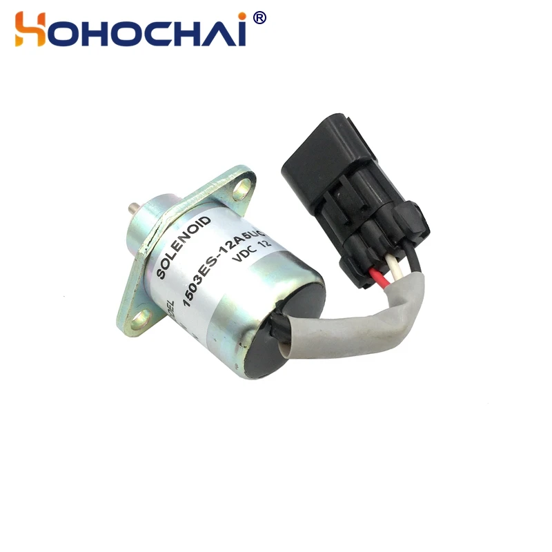 

Kubota 1503ES-12A5UC9S SA-4561-T 12V Fuel Shut Off Solenoid Valve Diesel Generator Engine Set Parts