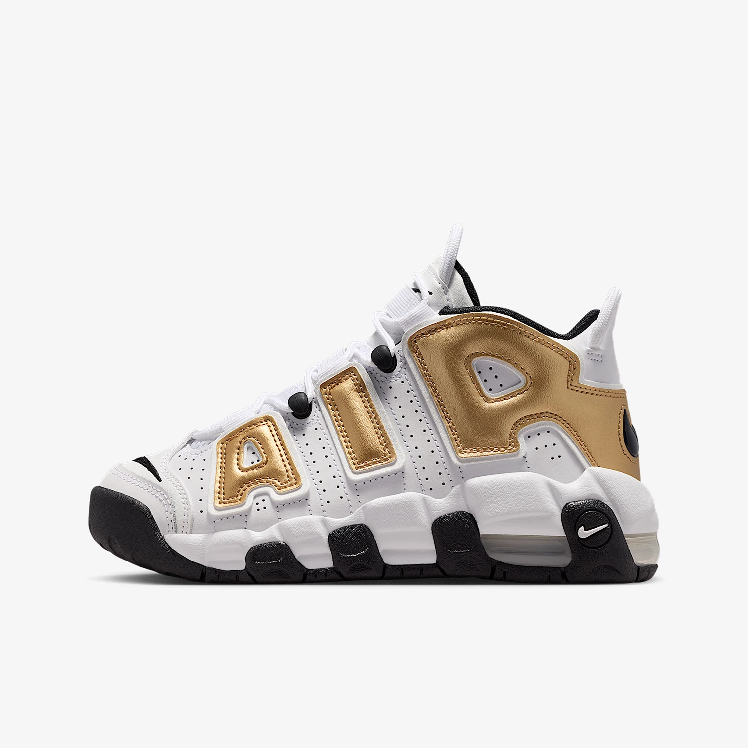 Zapatillas deportivas Nike More Uptempo GS originales para mujer, talla grande, para niños, IO7601-171