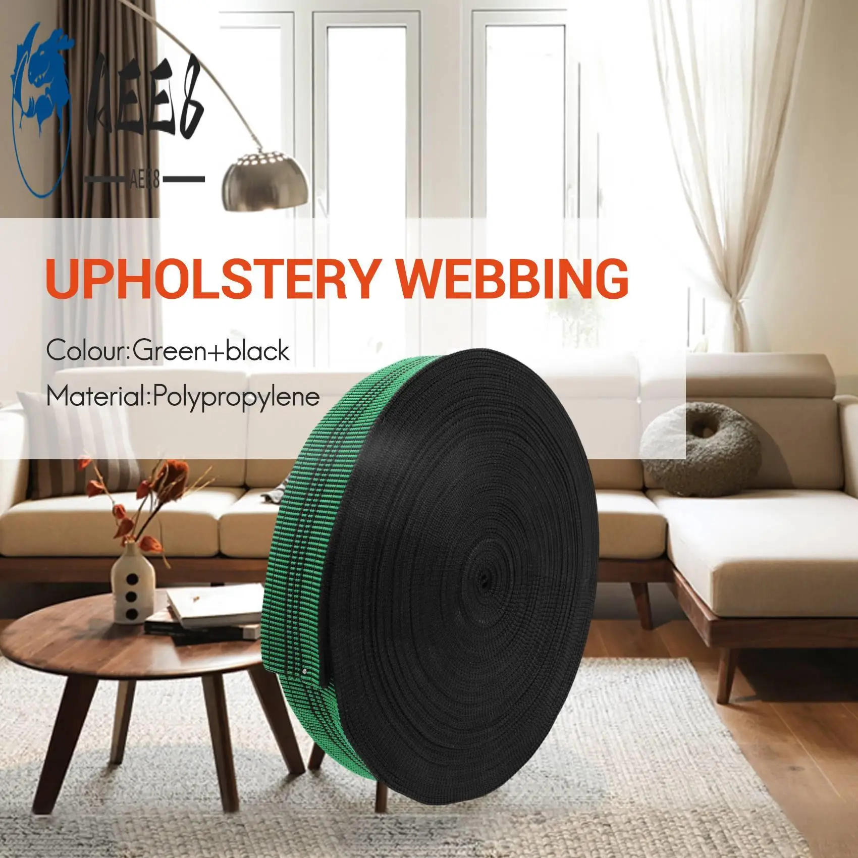 

AEE8-Band Upholstery Stretch Webbing Upholstery Sofa Chair Furniture Repair Elastic Couch Material Replacement Stretchy