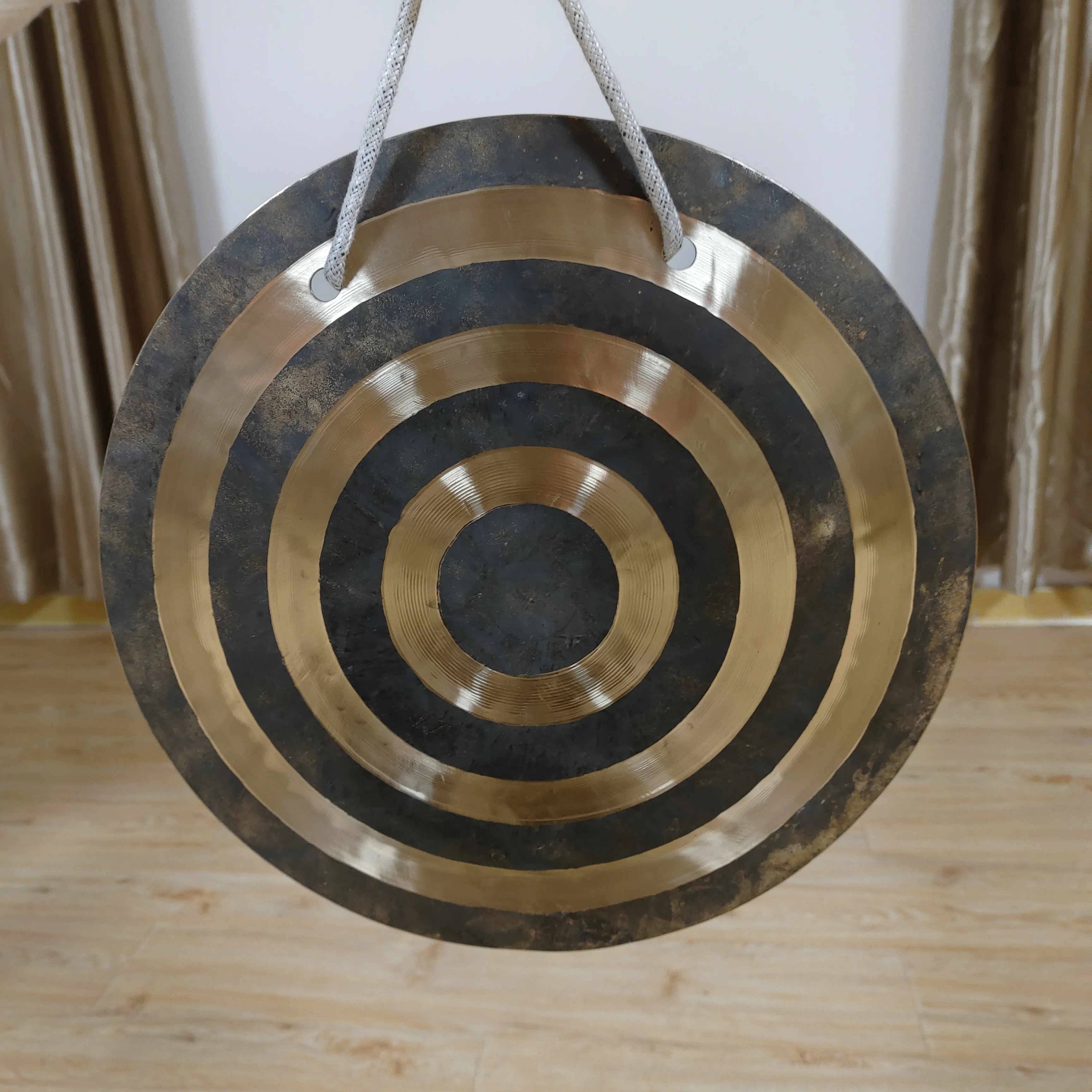 Beautiful 12 inch(30cm) Sun Wind Gong With Wooden Mallet For Decorating Sound Healing Room