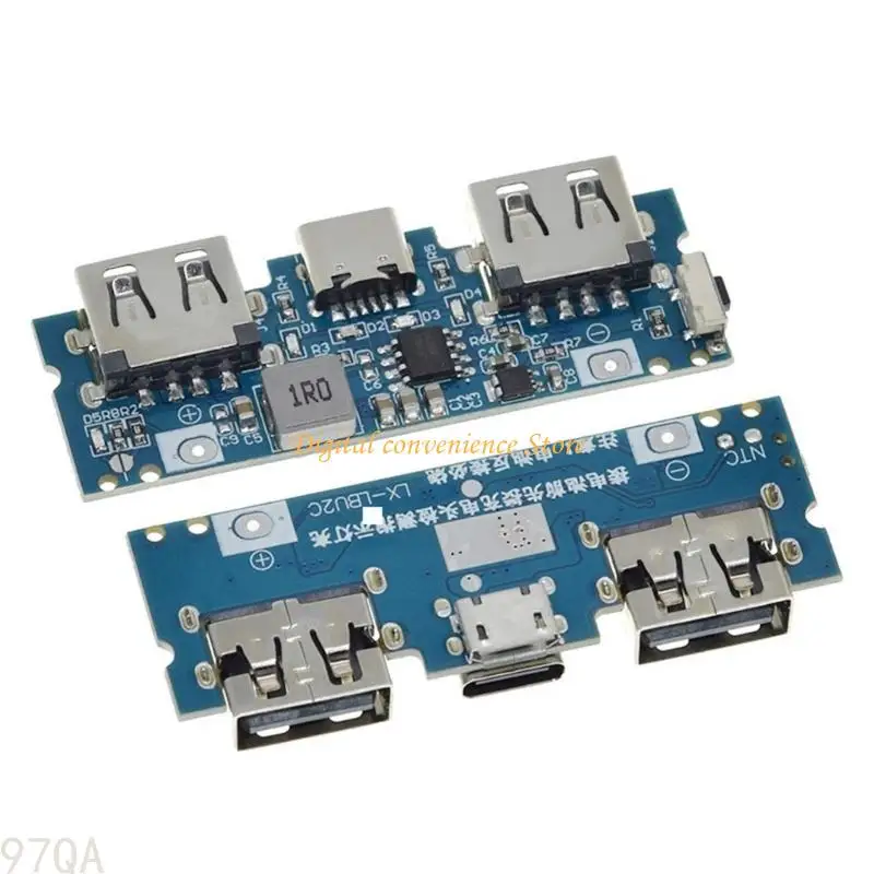 97QA MicroUSB/Type-C USB Power Mobile Power 18650 MODULE MODULE LITHIUM BATTERCHAR #4