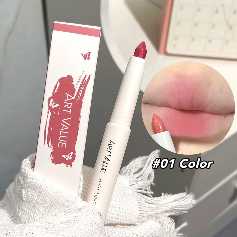 Lip Liner And Lipstick Pen Waterproof Long Lasting Matte Lipstick Pencil Nude Red Lipliner Contour Tint Makeup For Lips