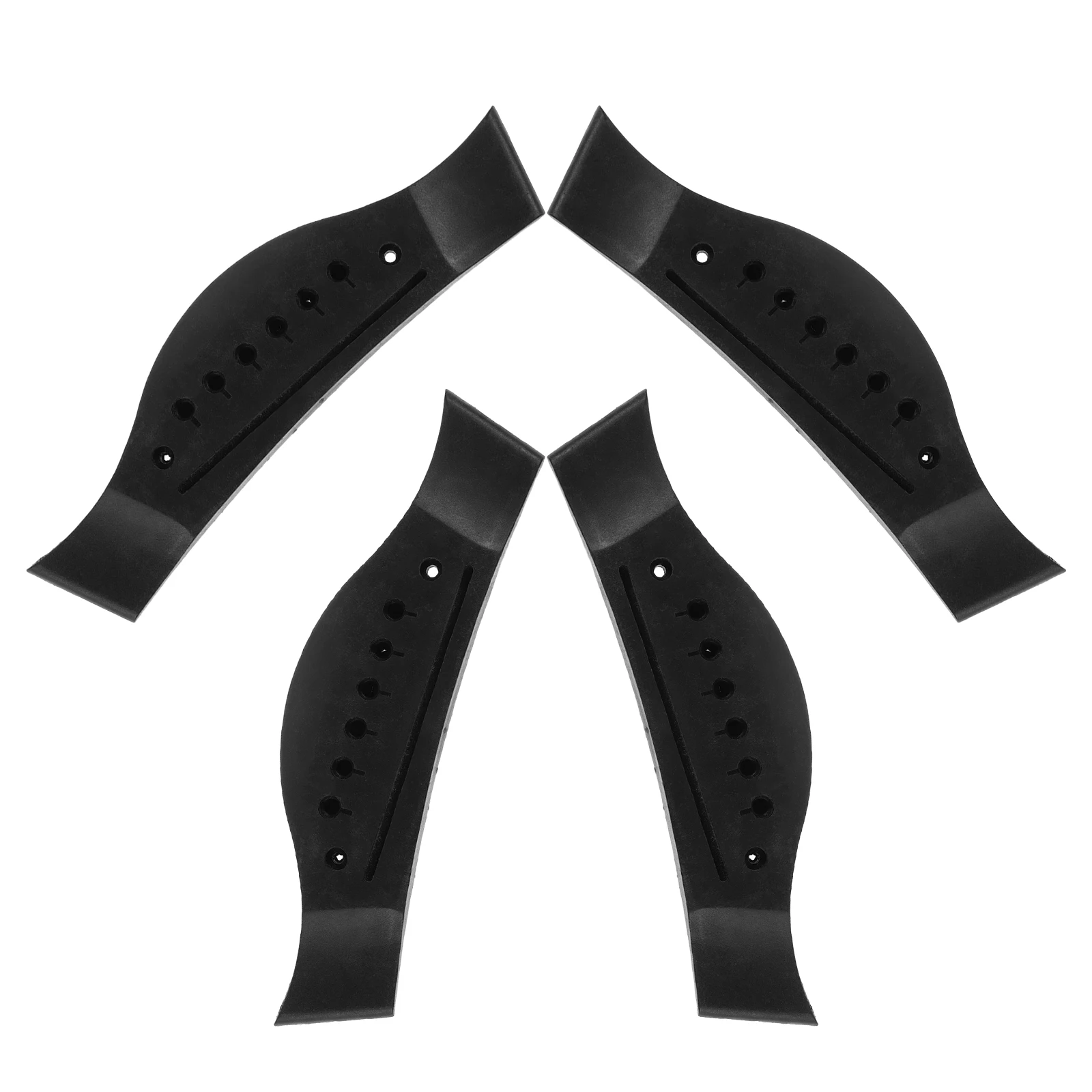 

4Pcs Acoustic Guitar Bridge Set Fine Craftsmanship Replacement Saddles for Wood Guitar Parts