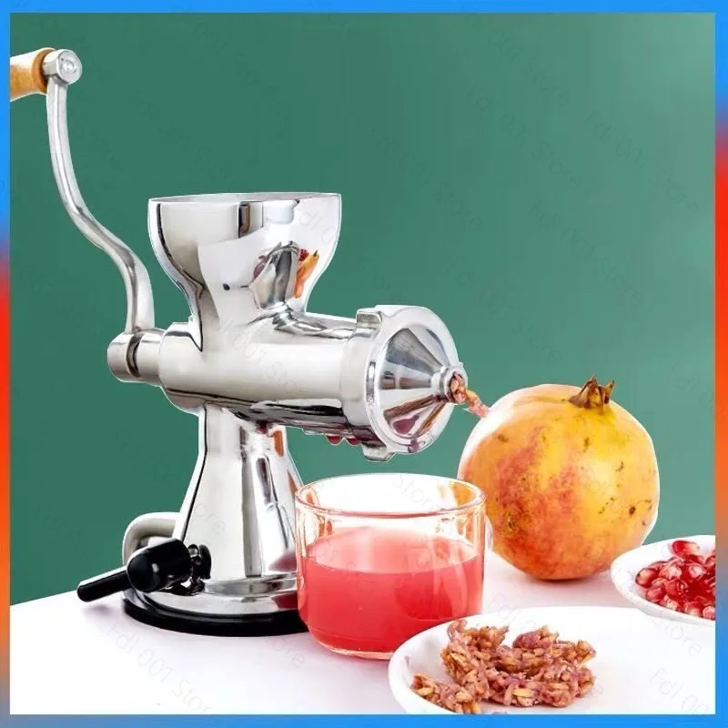 presse-agrumes-manuel-en-acier-inoxydable-304-pour-herbe-de-ble-pousses-de-ble-oranges-gingembre-grenade-–-presse-agrumes-domestique-a-manivelle