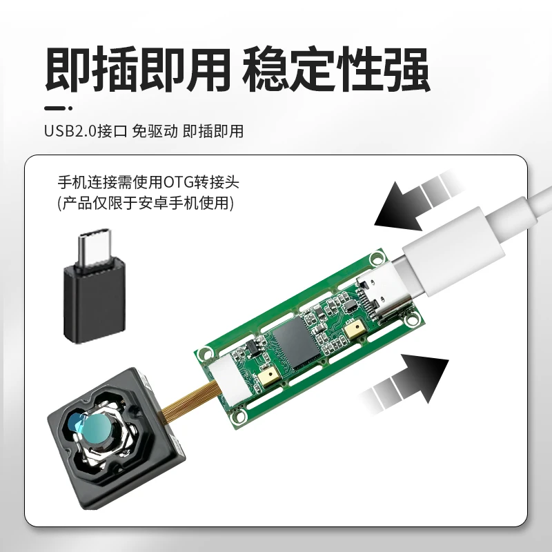 AR Glasses 4K30fps Optical Image Stabilization USB Small Camera Module