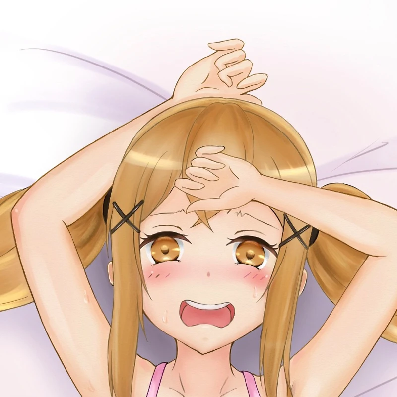 

Dakimakura Anime Pillow Cover Arisa Ichigaya Double Sided Print 2Way Cushion Cover Xmas Gifts