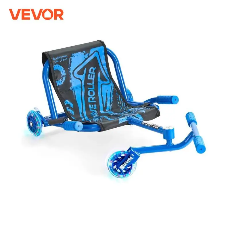 VEVOR 132/198lbs Ride on Scooter Swing Side-to-Side Powered by Zig-Zag Motion Sports Games Drifting Toys for Children Gifts