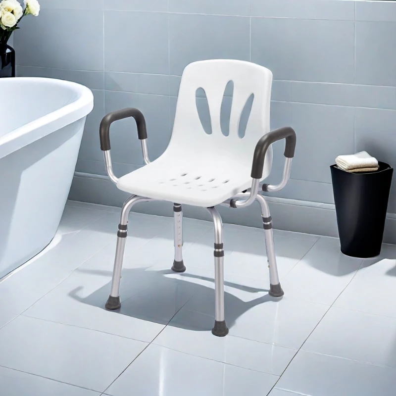 

Design Stool Bath Foot Stools Small Rest Bathroom Footrest Wood Shower Chairs Chair Elderly Sitz Vintage Comfortable Wooden Slip