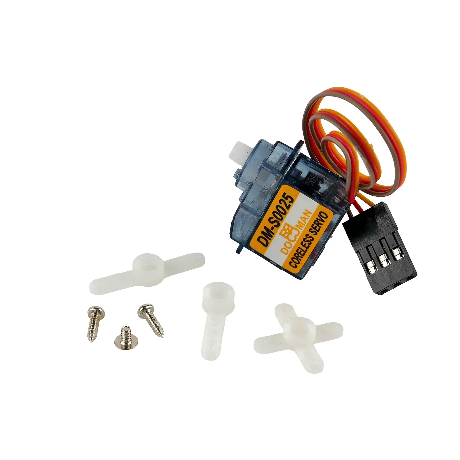 DIYmall DM-S0025 Micro Digital Servo 2.5g High Speed Coreless Motor 0.6kg-cm Torque 4.8-6V for RC Aircraft