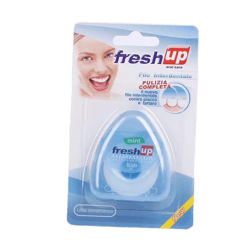 50m Mint Flash Up Dental Floss Peppermint Flavor Interdental Brush Toothpicks Floss Teeth Clean Oral Hygiene Teeth Cleaning