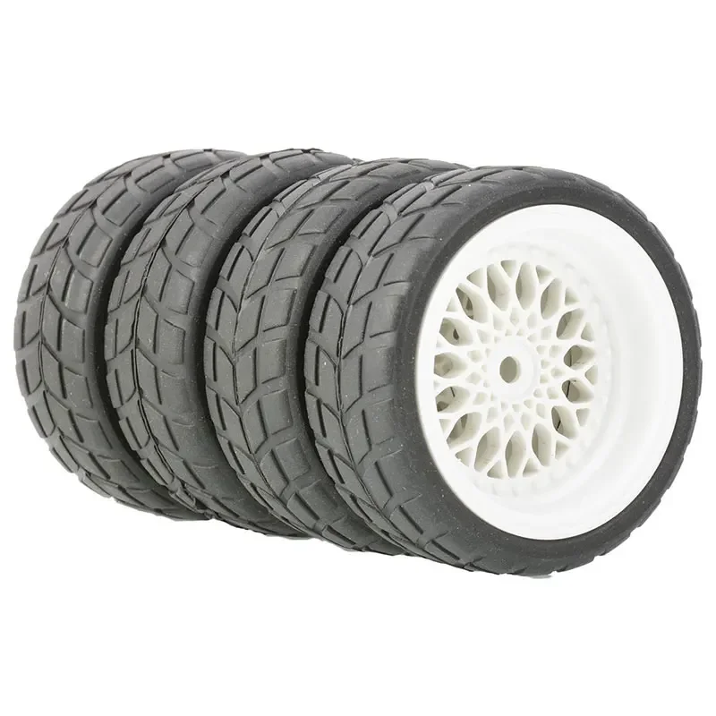 RC 2081-6083 Wheel & Rally Rubber Tires Offset: 3mm/6mm/9mm For 1:10  Redcar HSP HPI SAKURA D3 Kyosho FW06 General rc cars