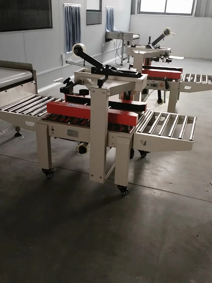 

Latest Automatic Box Sealing Machine Carton Tape Sealer Hot Sale