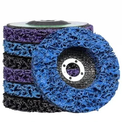 115mm/125mm Poly Strip Disc Abrasive Wheel Paint Rust Clean Remover Grinding Wheels for Motorcycles Durable Angle Grinder Car