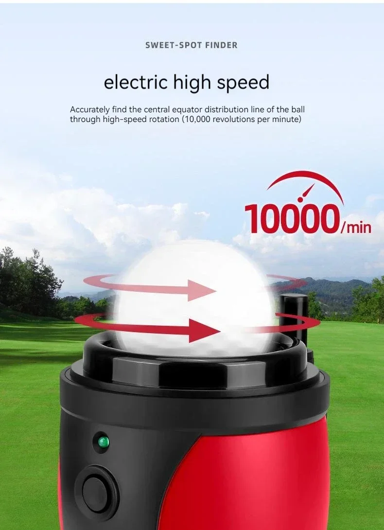 PGM Golf Electric Scriber Finds Rotates Center Of Gravity Distribution Line LED Ball Painter Accessories Ball Spot Marker Tool