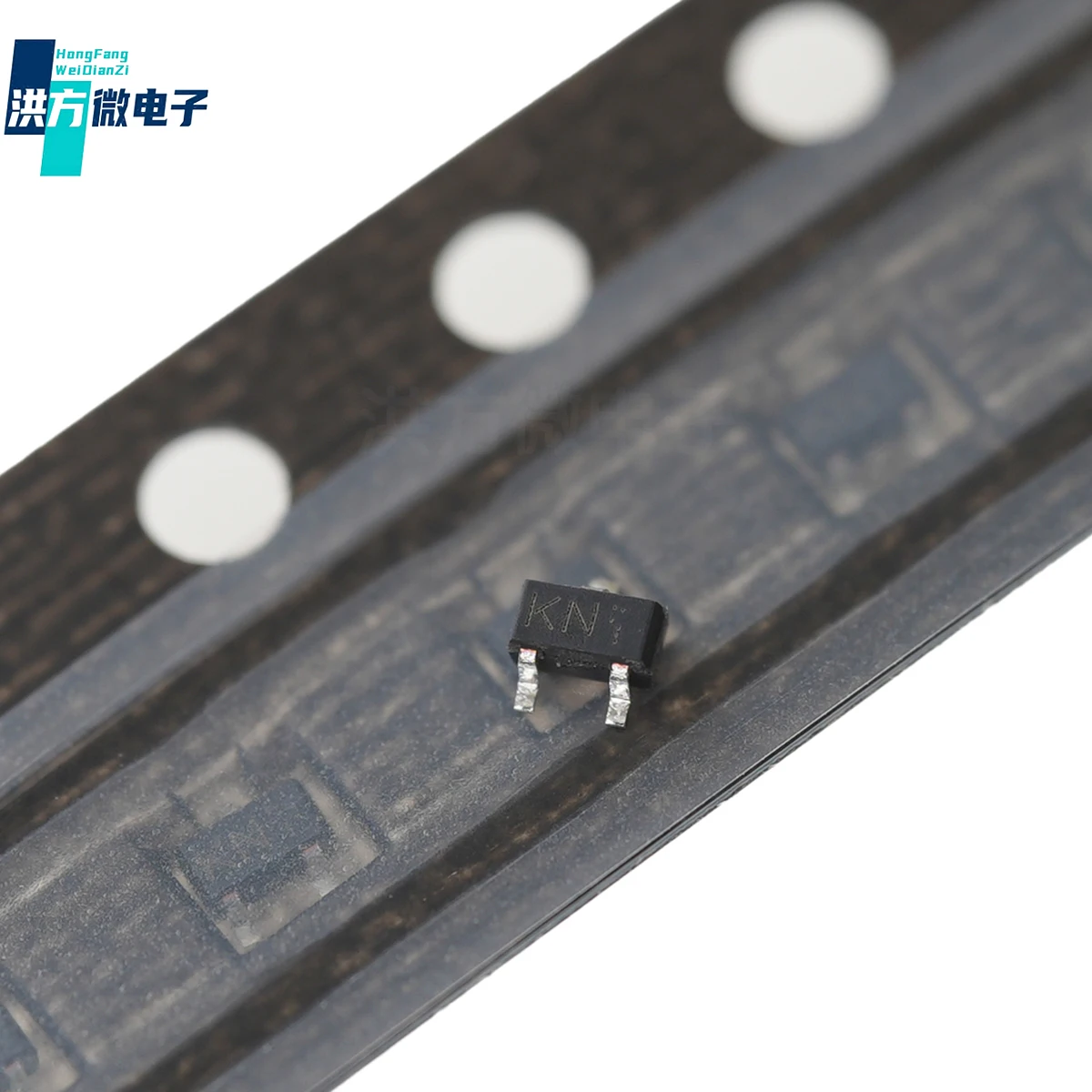 Interfaz MOSFET, conmutación, bajo piezas, 30V100mA,1 n-channel on-resistance.150mW (SOT-100):2SK3019TL, marcado: KN, 10-523 SC-75