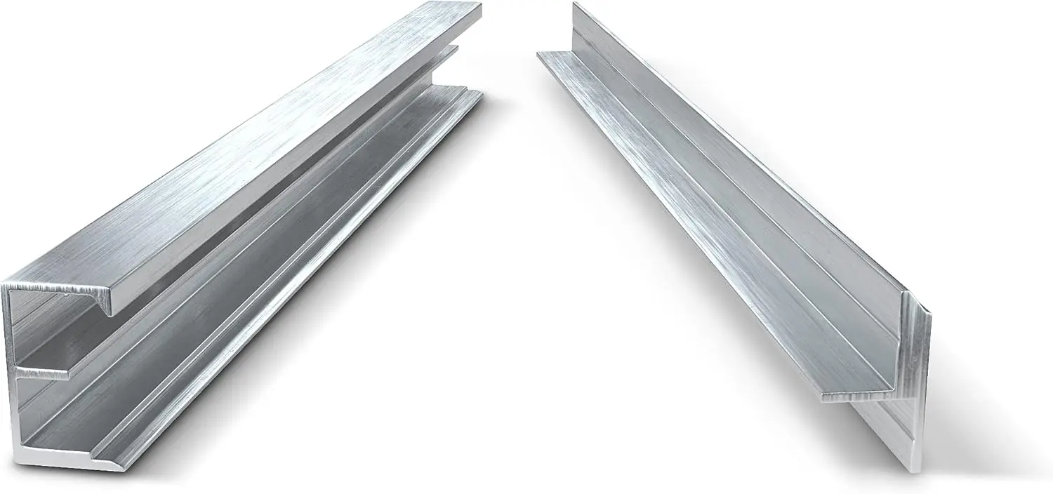 Solutions 47 inch (4-Feet) Aluminum Floating Shelf Bracket System, 300LB Load Capacity