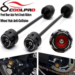 For SUZUKI HAYABUSA GSX1300R 2008-2022 Motorcycle Front Rear Axle Fork Wheel Protector Sliders Falling Protection