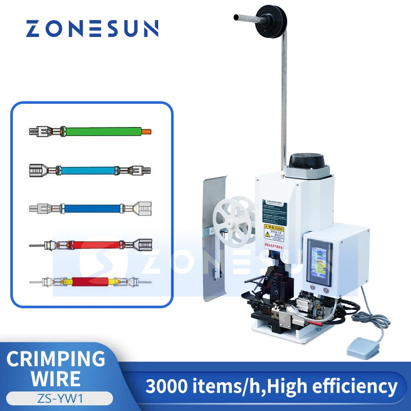 

Полуавтоматическая машина для обжима проводов ZONESUN ZS-YW1