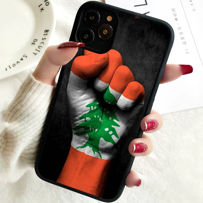 5 5S SE 2020 Phone Cover Case for iPhone 6 6S 7 8 PLUS X XS XR 11 12 13 MINI 14 PRO MAX Rubber Silicone Lebanon Flag