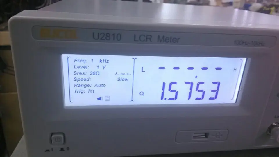 U2810 LCR Meter with 100Hz-10kHz frequency ,Basic Accuracy:0.1%, Large character LCD with backlight  perfect alternative TH2811D