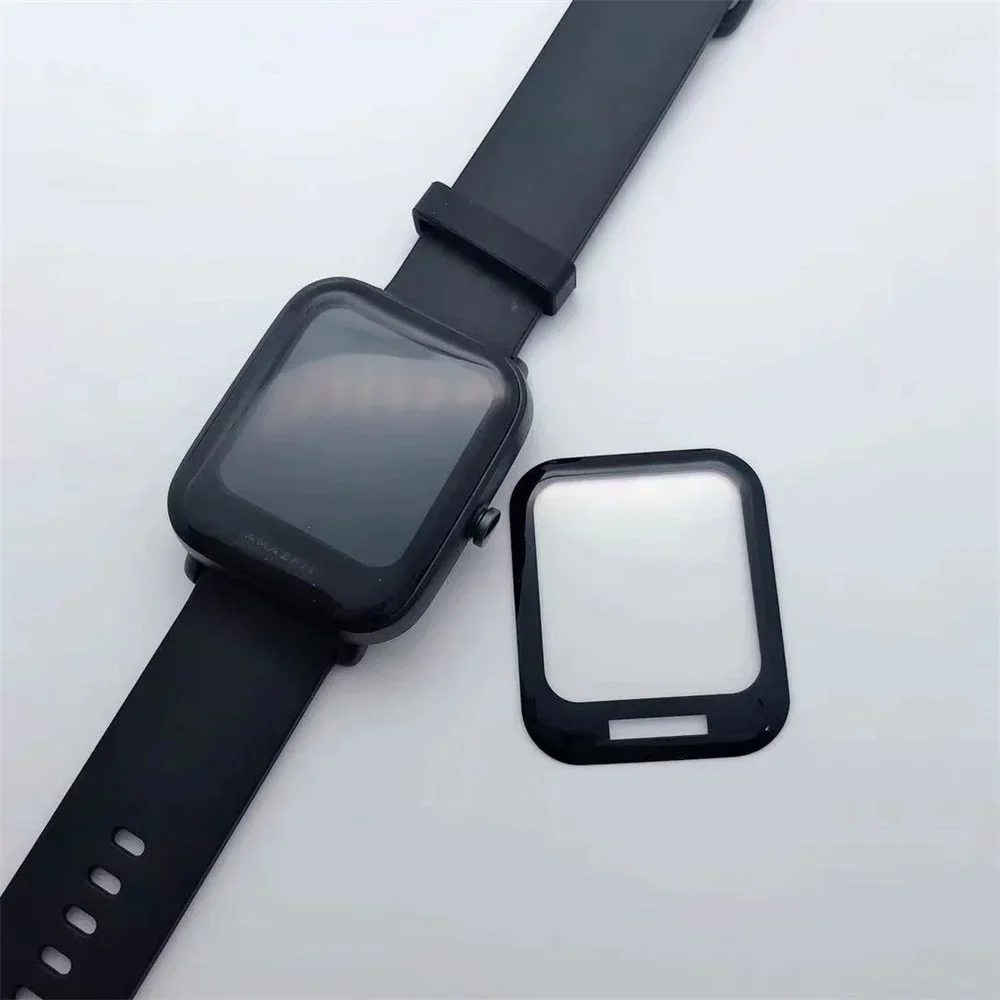 3D Curved Clear Full Coverage Screen Protector For Huami Amazfit POP/POP pro/Bip U Smart Watch Protective Film Cover