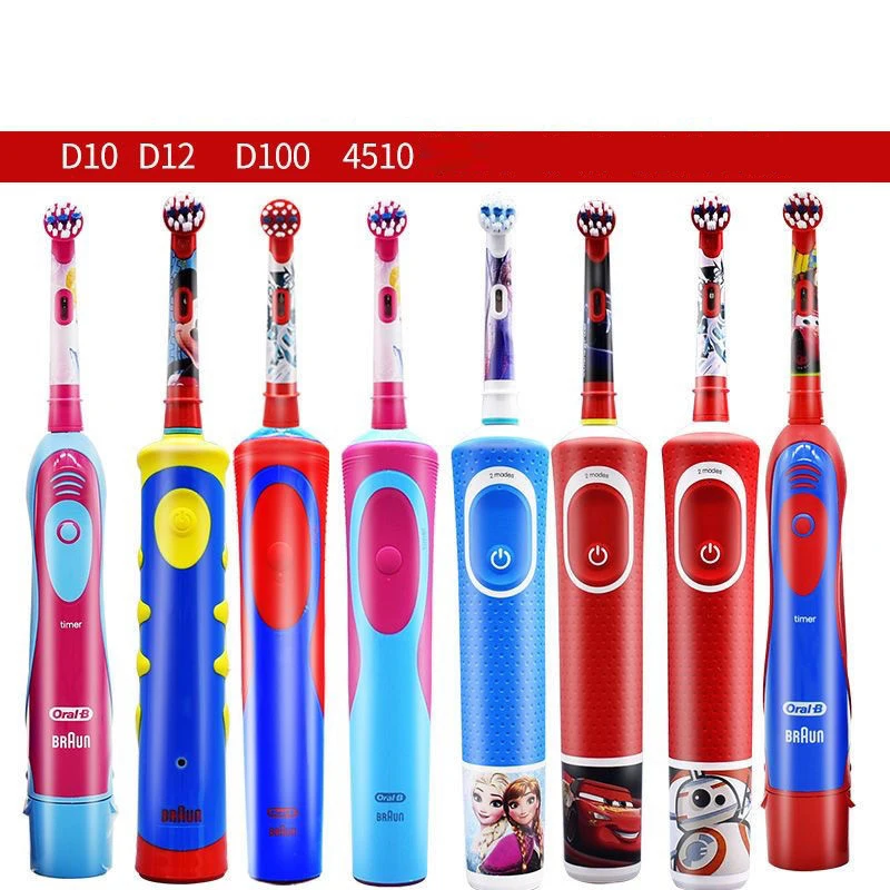 Oral B EB10 Детская электрическая зубная щетка Сменные насадки Крошечная круглая головка с мягкой щетиной Заправка для чистки зубов