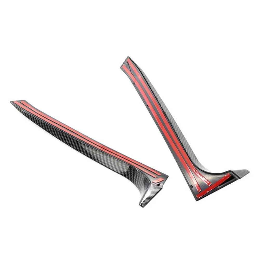 

Side Vent Trim Carbon Fiber Look Rear Window Spoiler Factory Specification Fit Stable Characteristics Car Exterior Styling