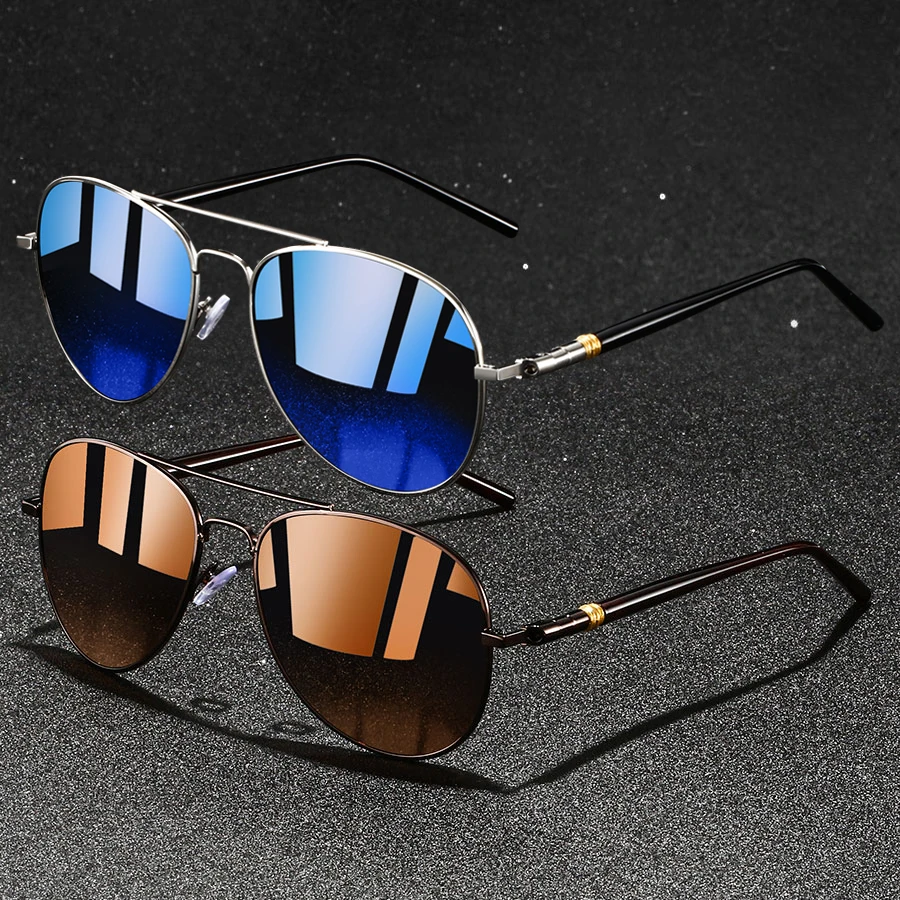 

2 шт. модные винтажные овальные солнцезащитные очки для мужчин и женщин, для рыбалки, вождения, мужские роскошные брендовые дизайнерские солнцезащитные очки с антибликовым покрытием в стиле ретро