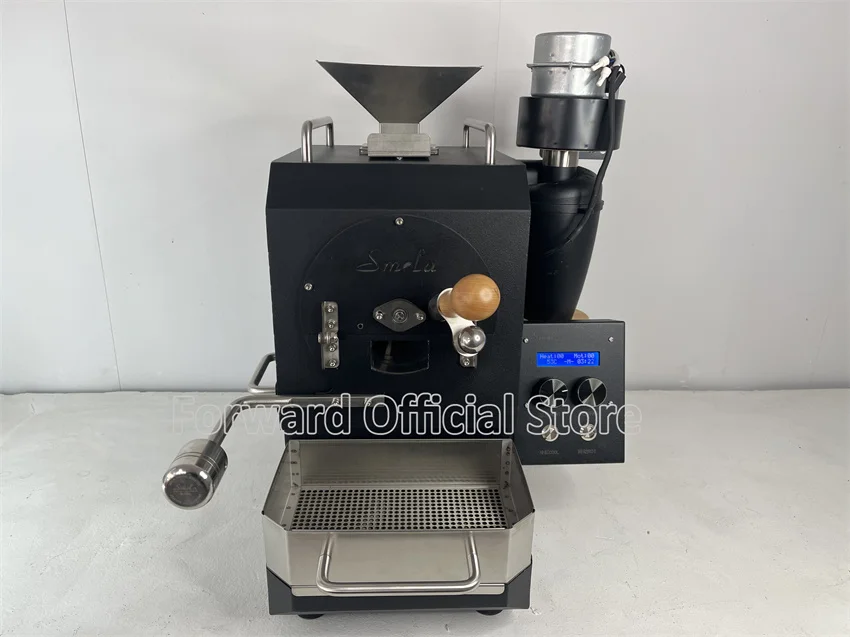 220V Professional Electric Heating Rotate Drum 300g Coffee Beans Baking Machine Coffee Roaster Machine 1600W With Cooler