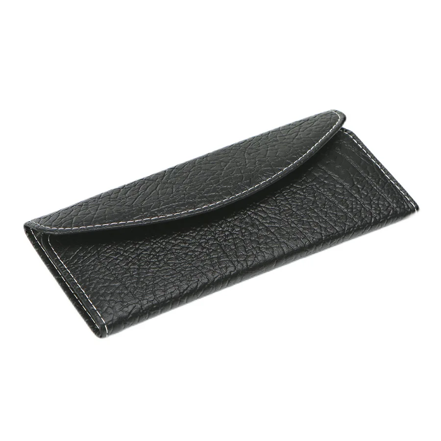 FoldedHair Scissors Cover Case PU Leather Professional Hairdressing Shears Holder Bag Barber Salon Holster Pouch Scissors Case view 3