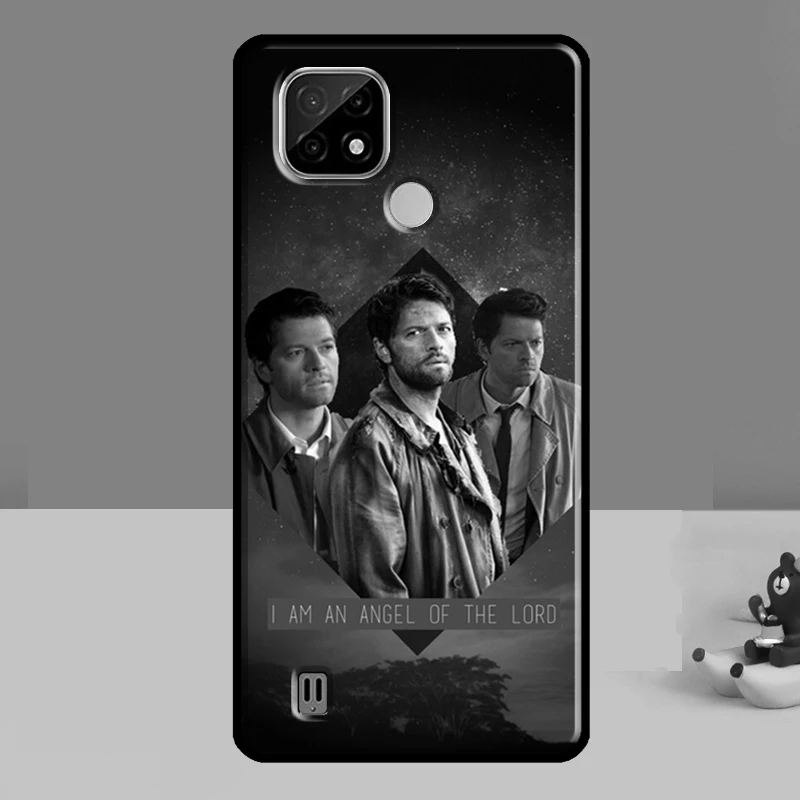 Cool Supernatural Castiel Case For Realme C61 C75 C67 C55 C53 C51 C35 C21Y C25S GT 7 Pro 6 6T 10 11 12 13 14 Pro Plus