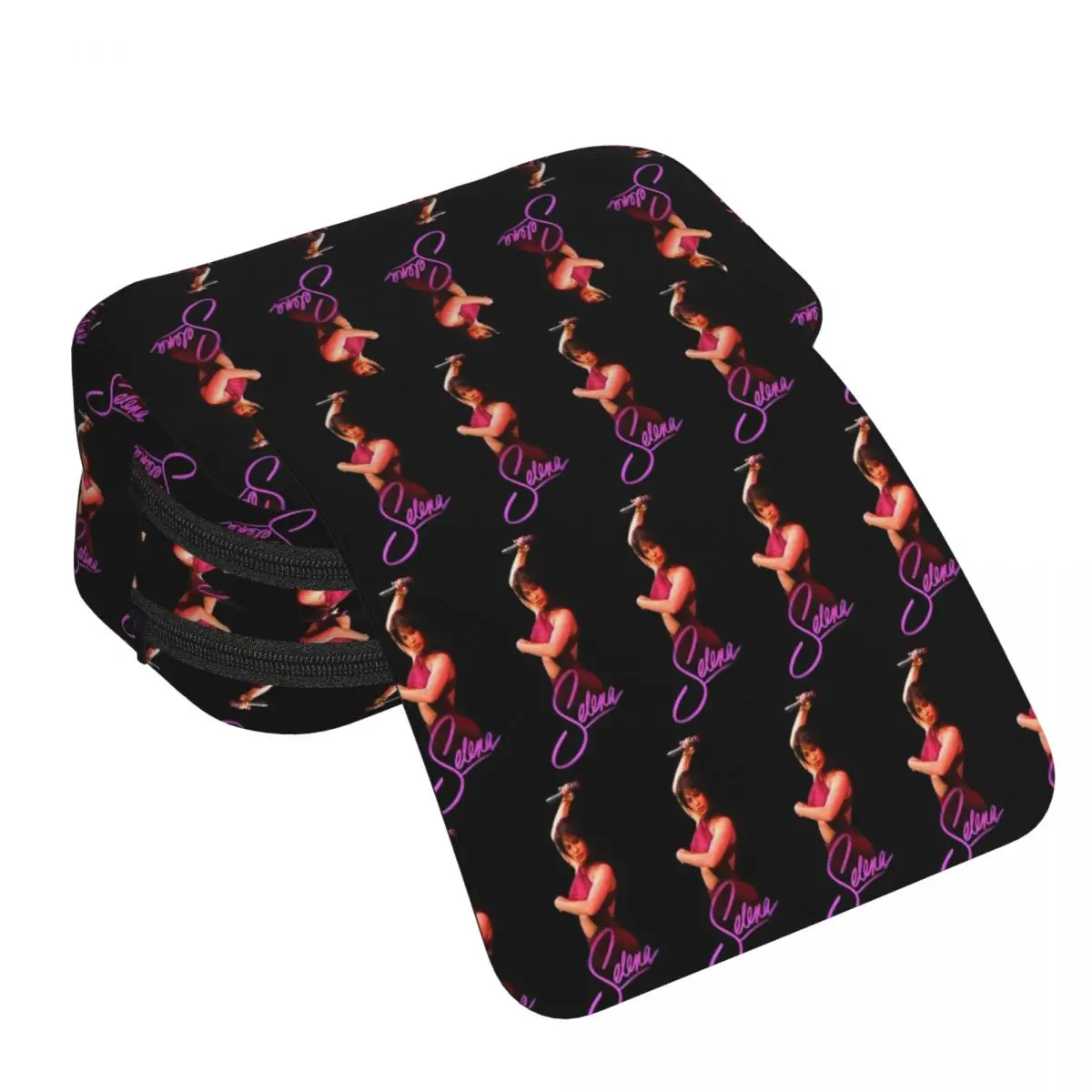 Popular Selena Quintanilla Singer Pencil Case for Boys Girls School Pen Box Pencil Bag Stationery Supplies Pen Holder Bag