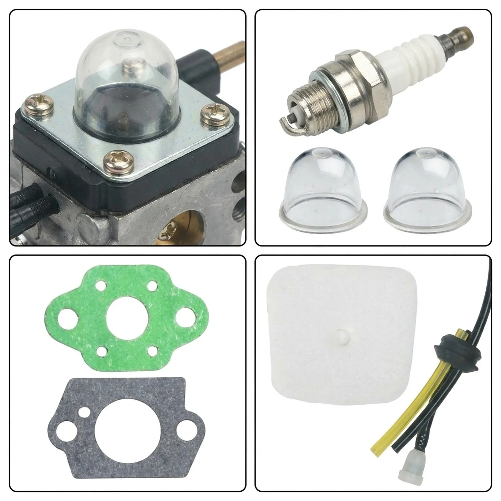 Gaskets Carburetor Parts Replace for repower Kit Tool For 2-Cycle for mantis For 7222M 7230 Tiller/Cultivator Practical