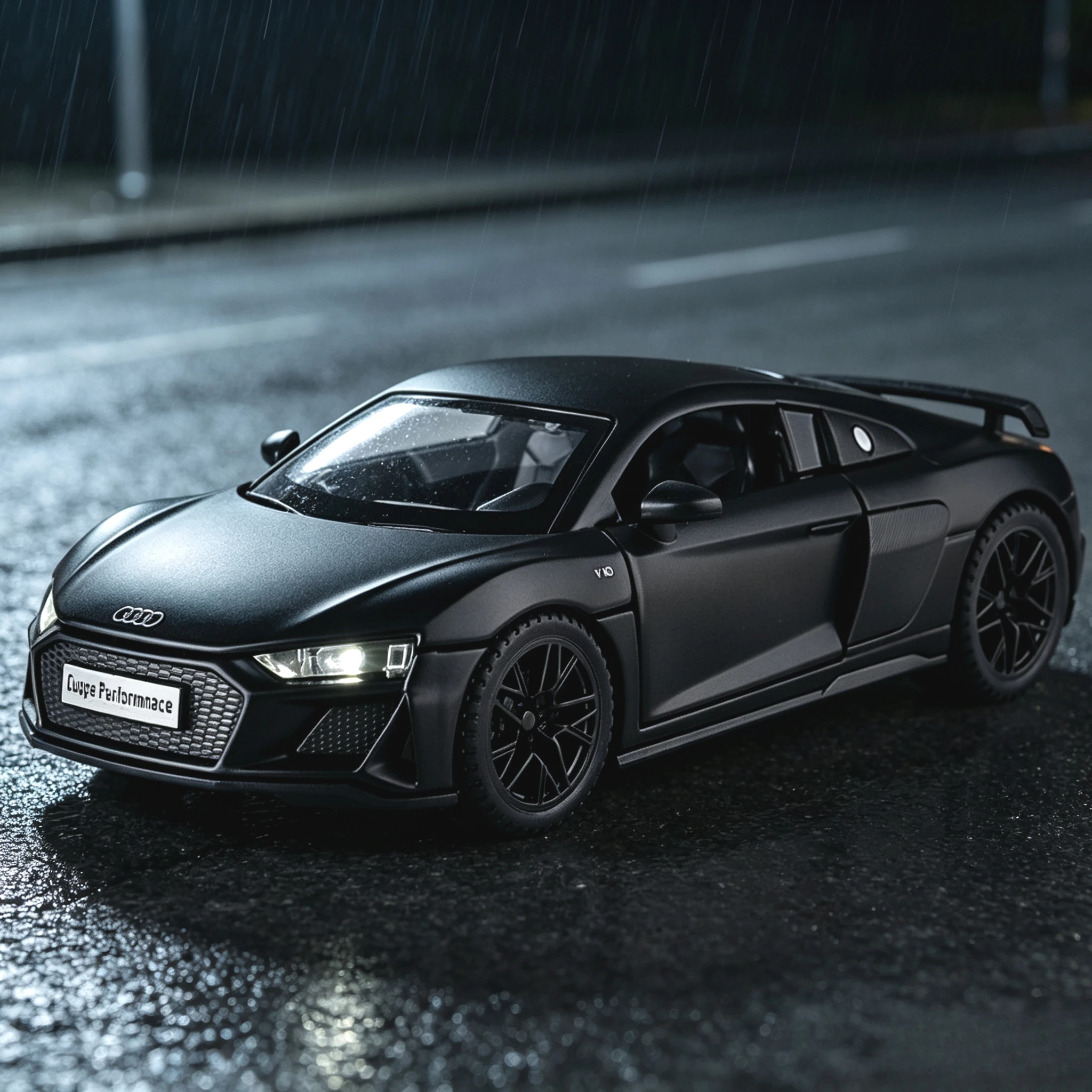 1:32 R8 Cuope Performnace Alloy Diecasts Metal Vehicles Car Model Sound Light Simulation Collectibles Cars Gifts