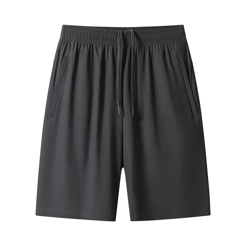 2026 Summer Men's Ice Silk Quick Dry Camo Shorts Big Size Loose Lightweight Breathable 5-inch Outdoor Casual Beach Sports Pants
