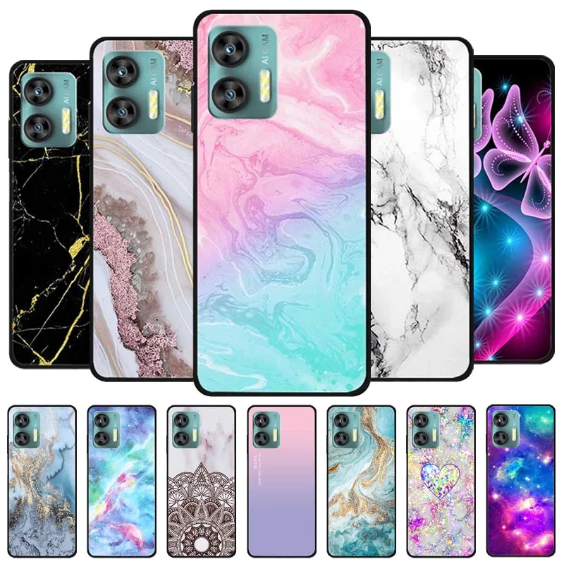 For Oukitel C36 C35 Case 6.56" Silicone Colorful Marble Space TPU Fashion Soft Funda for Oukitel C36 Oukitel C35 Back Cover Para