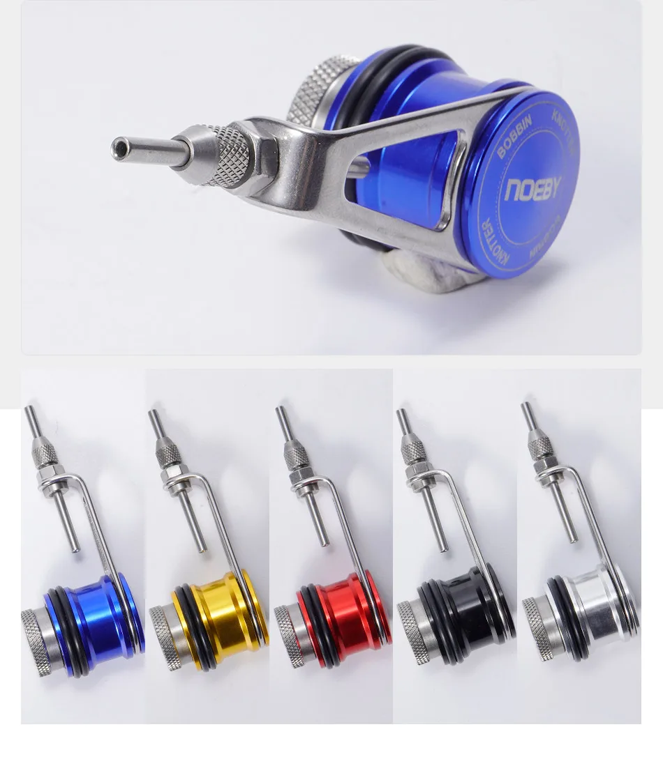 Noeby Angeln Spule Knoten Zubehör Angelschnur PR Knotter Angeln Werkzeug Angeln Knoten Wickler Maschine Tackle Waren für Angeln – Detail 11