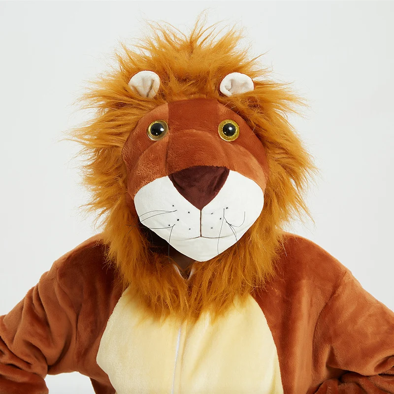 Vliegen Bijpassend Cosplaypak Lion King Halloween Spel Anime Jumpsuit Prestatiekostuum Polyester Materiaal Dames Faion