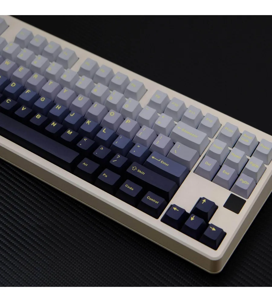 Mountains gradual change keycap 147 keys PBT material original height five-sided sublimation process adapted to mechanical