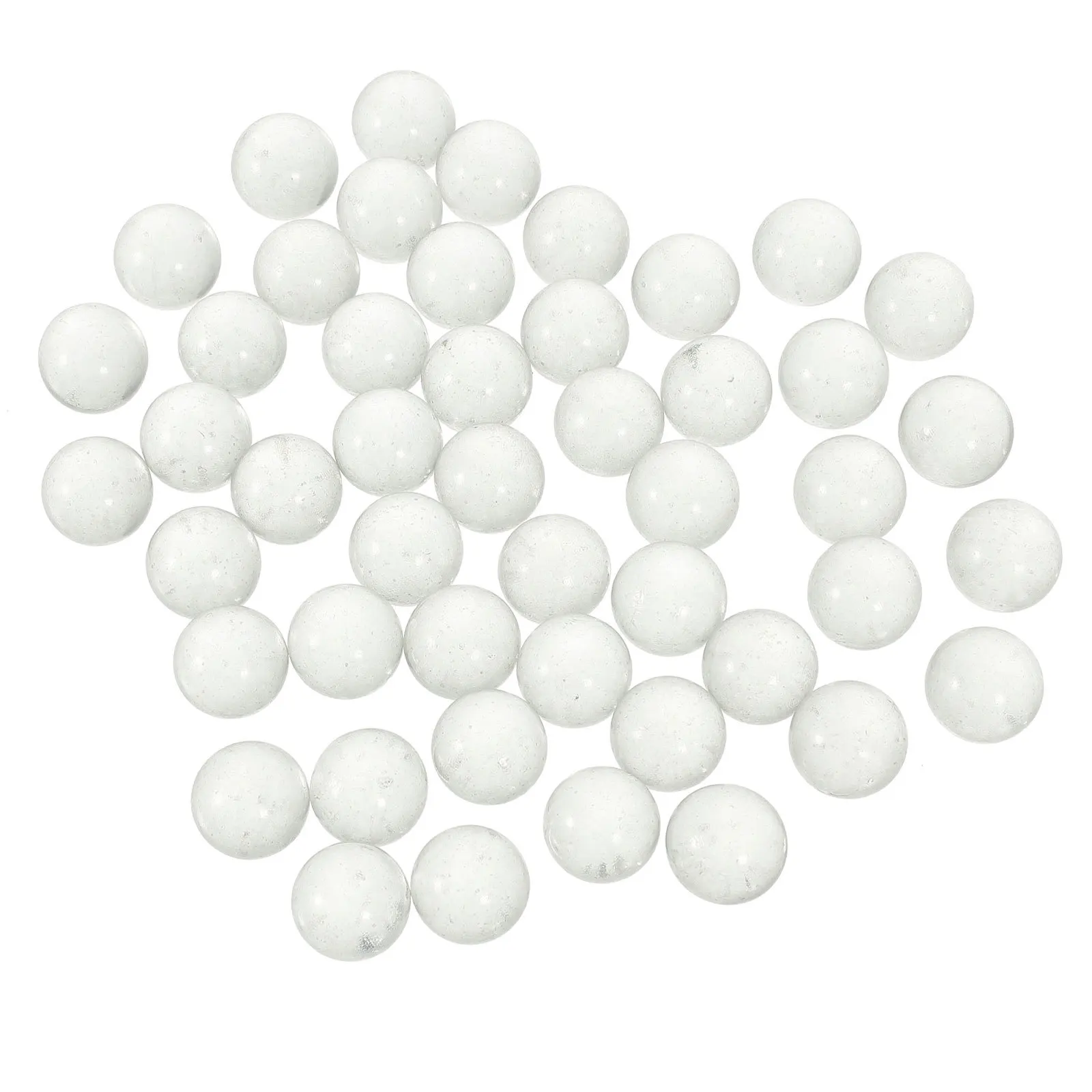 Transparent Glass Decorative Beads Clear Balls for Vase Aquariums Crafts Filler DIY Marbles