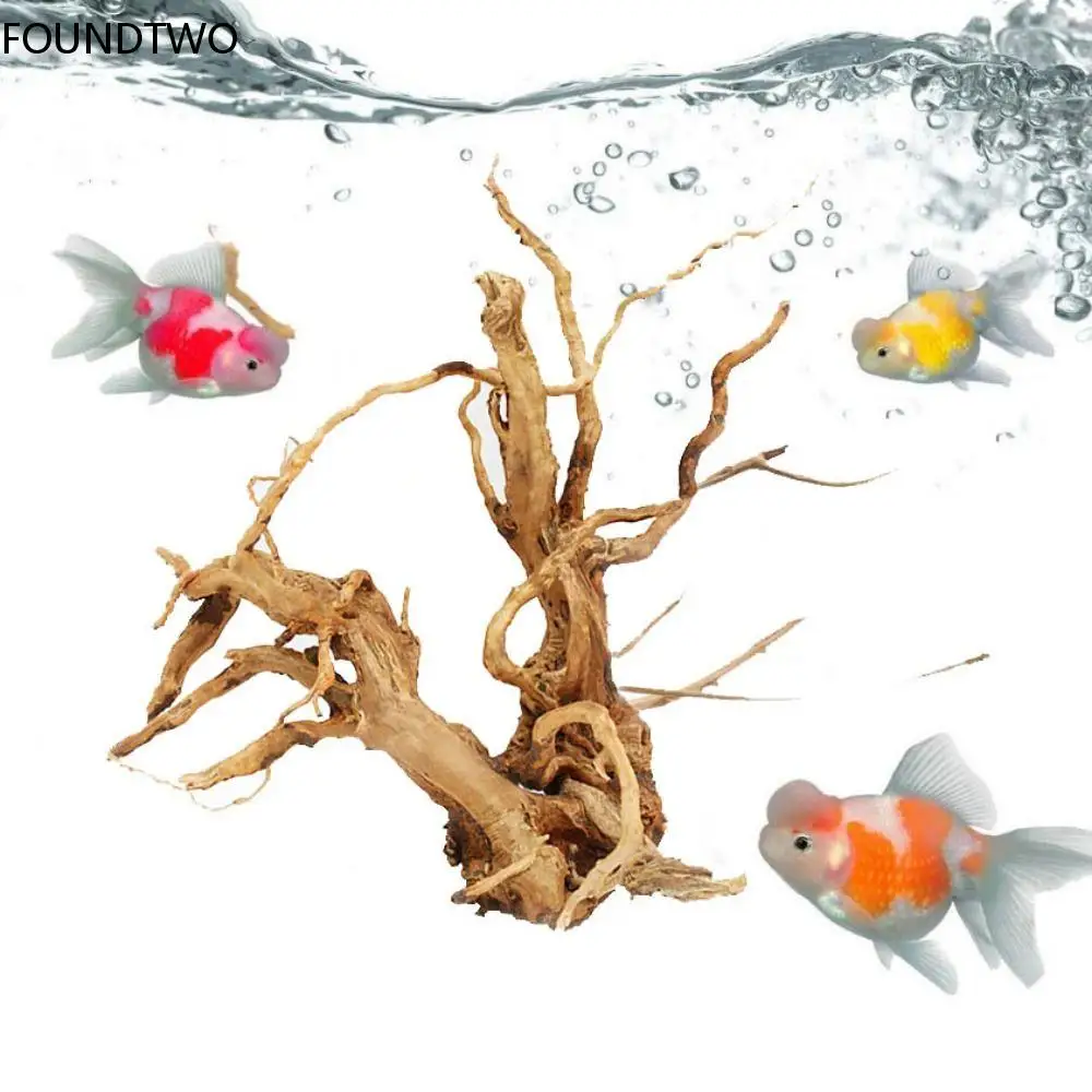 

Natural Tree Driftwood Branches Aquarium Plants Fish Big Size Tank Aquarium Background Decoration For Small Fish Hiding