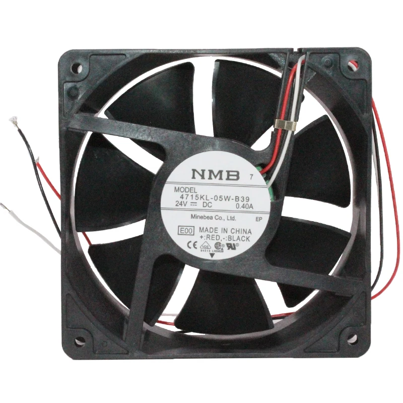 New and original 4715KL-05W-B39 12cm 120mm 12038  DC 24V 0.40A CNC lathe inverter fan communication equipment cooling fan