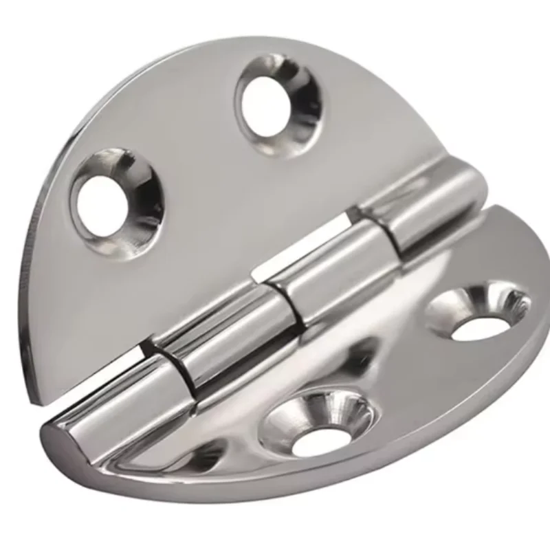 

1Pc Boat Stainless Steel 64mm Door Round Hinge Heavy Duty Hinges Marine Casting Hinge Flat Hinge Cabinet Doors For Boat Hardware