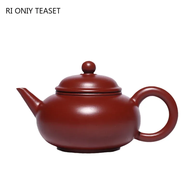 120ml Chinese Yixing Purple Clay Teapots Raw Ore Dahongpao Tea Pot Beauty Kettle Famous Handmade Zisha Tea Set Accessories