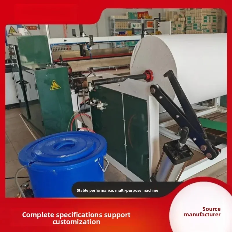Fully Automatic Automated Toilet Paper Rewinding Machine Toilet Paper Cutting Packing Machine Production Line