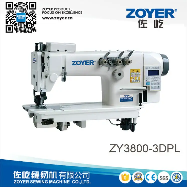 ZY3800-3DPL zoyer  direct drive chain stitch industrial sewing machine