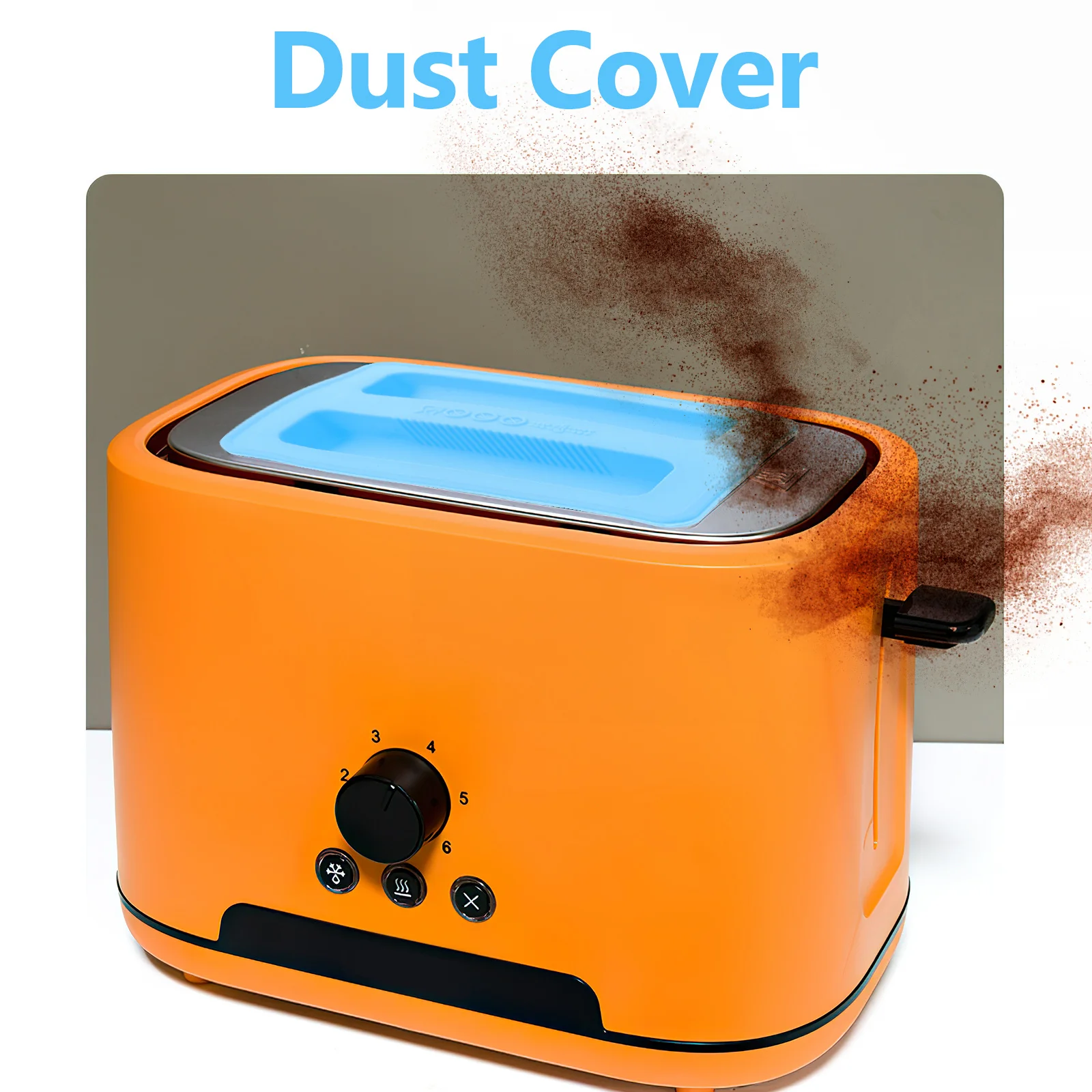 

Silicone Toaster Cover for Bread Maker Universal Size Protective Top Lid Household Kitchen Gadget Accessories Toaster Lid