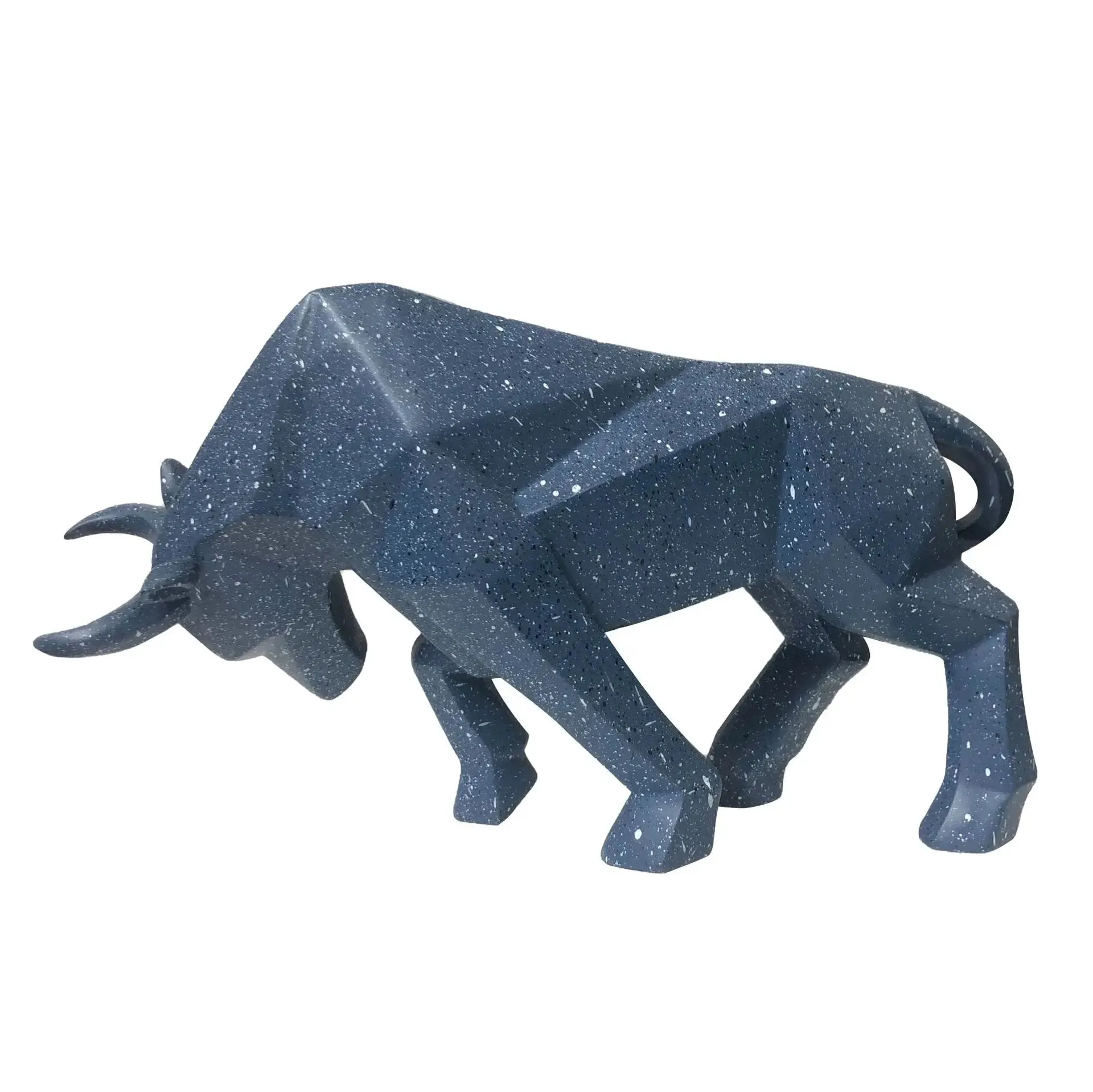 VIKAMA Nordic Resin Arts and Crafts Home Living Room Office Showcase Bull Spirit Modern Simple Creative Bullfighting Gifts